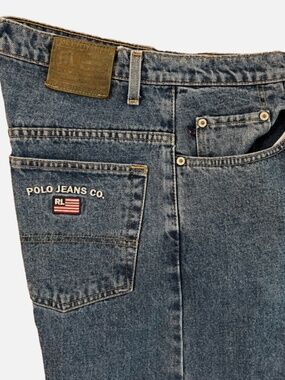 Ralph Lauren Polo Jeans Co. Men’s 32x32 Blue Denim 5-Pocket Jeans